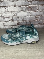 Chaco Outcross Evo Free Teal Green Mesh Synthetic Shoes Women’s Sz 7.5M US/38EU