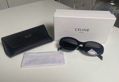 Celine Triomphe CL40194U Black Sunglasses Grey Lenses Excellent Condition