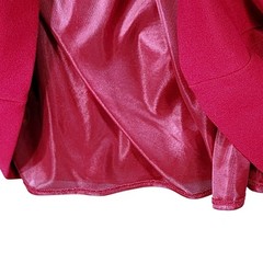 Maison 123 Paris Shift Dress sz M US 38 F Cranberry Red Stretch Pockets Career