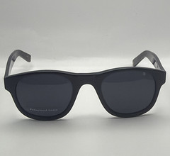 Avalon 5503 Polarized Square Sunglasses Black/Gray 49-22 145 Full Rim 5058