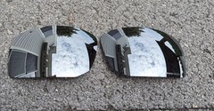 Authentic Oakley GIBSTON XL GREY Prizm REPLACEMENT LENSES 009470 Silver Mirror
