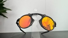 Vintage Oakley X-Metal Madman OO6019 Dark Carbon Ruby Iridium Polarized Sunglass