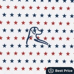 ⭐United States The Rhoback White Polo by :Non-Bacon Collar USA Flag M – L – XL⭐