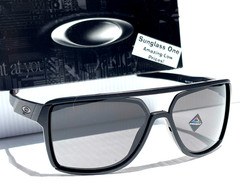 NEW Oakley SI CASTEL Matte Black PRIZM Grey Lens Sunglass 9147-10