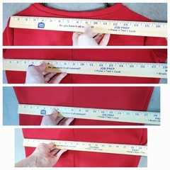 Maison 123 Paris Shift Dress sz M US 38 F Cranberry Red Stretch Pockets Career