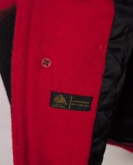 VTG DEADSTOCK HUDSON BAY x MARLBORO Men’s Sz US 38 M Red Wool Blanket Coat