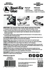 Boot-Fix Glue: Professional Grade Shoe Repair Glue for Boots, Shoes, and More