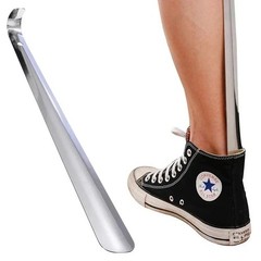 Extra Long Handle Shoe Horn Stainless Steel Metal Shoes Remover US