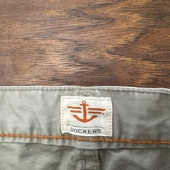 NWT Men’s Dockers Khaki Straight Fit Flat Front Pants 34×30 Cotton