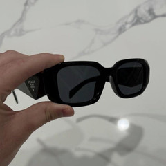 PRADA Men’s Rectangular Full-Rim Sunglasses