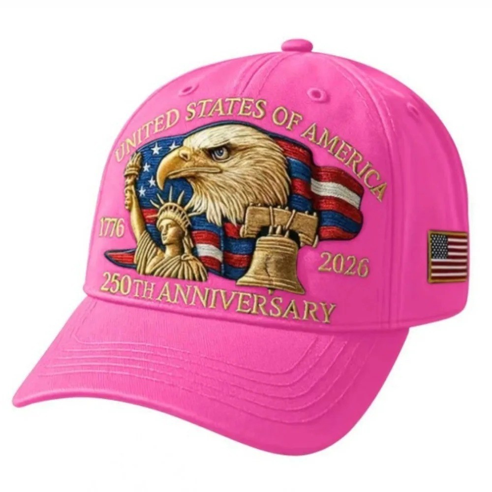 Baseball Cap United States 250th Anniversary Hat Unisex Adjustable Washed Cotton
