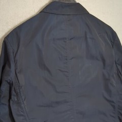 Karl LAGERFELD Elegant Jacket Men’s Navy Blue Sz.S/M US38 EU48 Shiny Nylon Rain