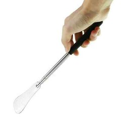 Extra Long Handle Shoe Horn Stainless Steel 25″ Handled Metal Shoehorn Horns USA