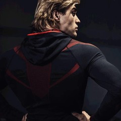 Men’s Quick Dry Compression Hoodie Long Sleeve Half Zip Gym Shirt Sports Tops