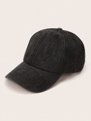 Distressed Baseball Cap Ponytail Unstructured Dad Hat Washed Y2K Anti-UV