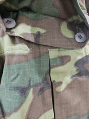 Vtg Vietnam Era ERDL Jungle Jacket Fatigue Poplin Med-Reg/ Mint-New Old Stock