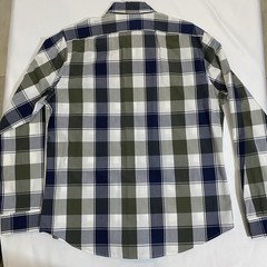 Express Modern Fit Men’s Plaid Long Sleeve Button-Down Cotton Shirt L