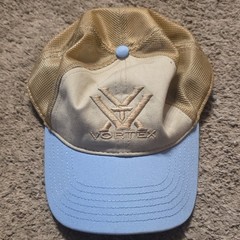 Vortex Men’s Trucker Hat Adjustable Mesh Back Solid Beige/Blue/Black One Size