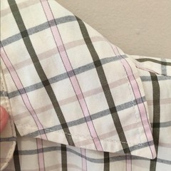 Gap Women’s plaid stretch button down Shirt top