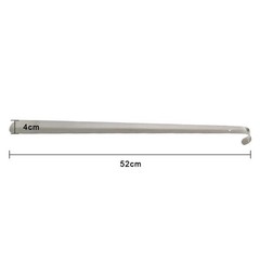Extra Long Shoe Horn 52cm Stainless Steel Metal Shoehorn Long Handle for Seniors