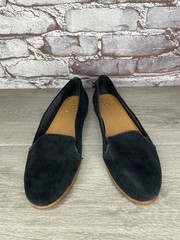 Ugg Bonnie Black Suede Rubber Sole Comfort Loafers Flats Women’s Sz 7M US/38EU