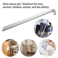 Extra Long Shoe Horn 52cm Stainless Steel Metal Shoehorn Long Handle for Seniors