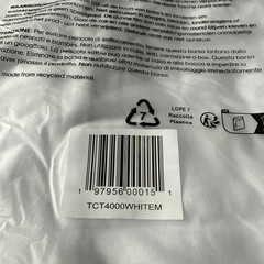 2 Pack True Classic Men’s White Crew Neck T Shirts – Size M