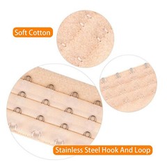 4Pcs Adjustable Bra Extender 2/3/4 Hooks with Elastic Underwear Strap Extension
