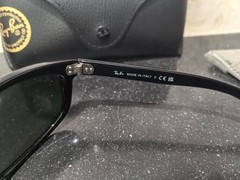 Ray-Ban BALORAMA Sunglasses RB4089 601/31 Black Frame Green Lens 62-19 mm