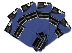 6 Pair of Biagio Solid ROYAL BLUE Color Mens COTTON Dress SOCKS
