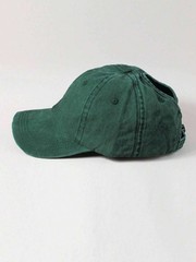 Distressed Baseball Cap Ponytail Unstructured Dad Hat Washed Y2K Anti-UV