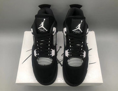Jordan 4 Retro “White Thunder” Men’s Size Mid Top Basketball Shoes