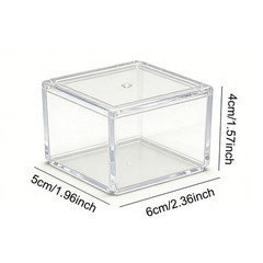 5-50Pcs Stackable Clear Transparent Mini Sneakers Shoes Storage Display Cases
