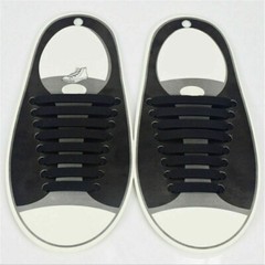 16Pcs Easy No Tie Shoelaces Elastic Flat Lazy Silicone Shoe Lace Strings Adult