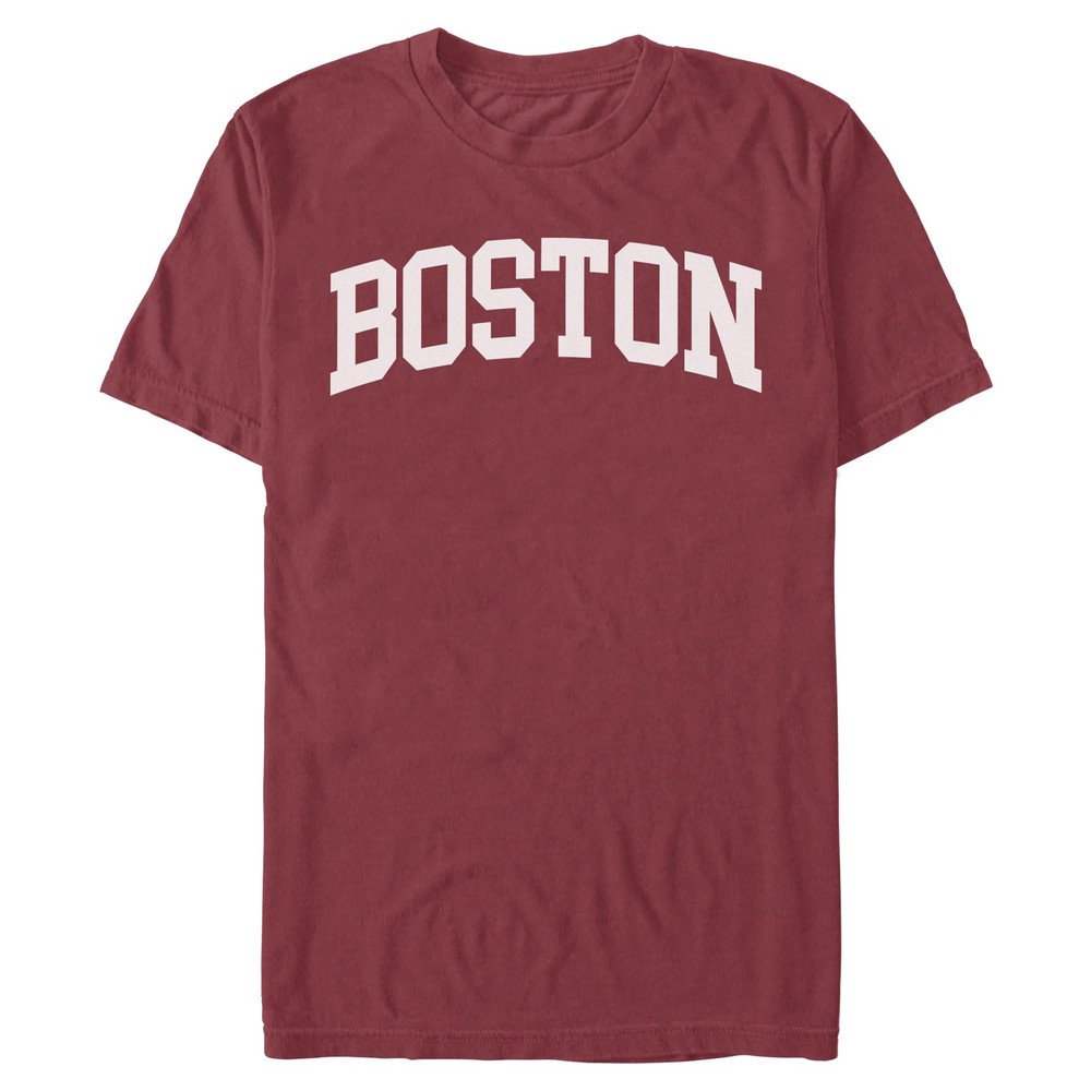 Men’s Lost Gods Collegiate Boston Name Logo T-Shirt