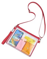 Bagenius Clear Purse Stadium Approved Crossbody Bag
