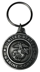 United States Marine Corps EGA St Michael Protect Me Keychain Key Chain Key Ring