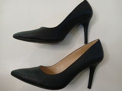 Jessica Simpson Black Laenie Classic Pumps 4″ Heels Size 7.5 M US 38 EU