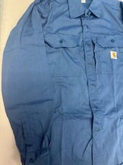 Carhartt Men’s Long Sleeve Shirt, Blue