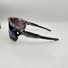 Oakley Mens Jawbreaker Full Rim Shield Sunglasses OO9290 Gray Ink