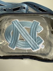 Clear NC Tarheels Bag / Purse