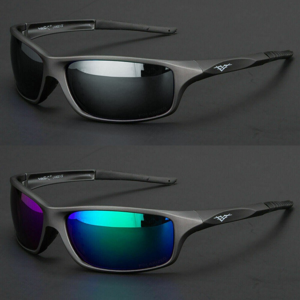 NEW Polarized Men Sport Sunglasses Driving Pilot Fishing Eyewear Wrap Glasses US