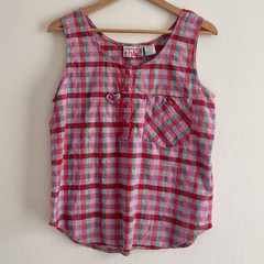 Gitano Women’s Plaid Tank Top