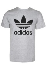 Adidas Men’s T-Shirt Trefoil Logo Design Graphic Classic Short Sleeve Shirt
