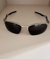 Oakley Wire Tap 2.0 OO4145 Sunglasses, Silver Frame/PRIZM Silver-Grey Lenses