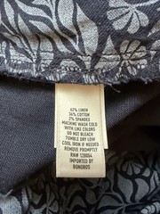 Bonobos Men’s Slim Fit Linen Cotton Blend Blue Chino Pants Pockets Waist 36