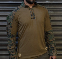 USMC Woodland MARPAT FROG Combat Shirt top