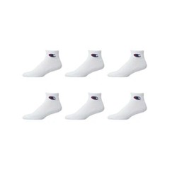 Champion® Men’s 6 Pairs ANKLE Socks ” DOUBLE DRY~ARCH SUPPORT~CUSHIONED ” NEW!!