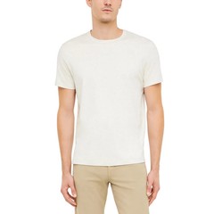 Banana Republic Mens Luxe Touch Tee Shirt Cotton Regular Fit T-Shirt Heather New