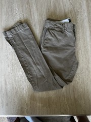 J.Crew Men’s Beige Slim Fit Tapered Chino Pants 32 Twill Cotton Pockets
